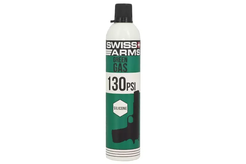 Botella de gas verde lubricada 130 PSI Swiss Arms