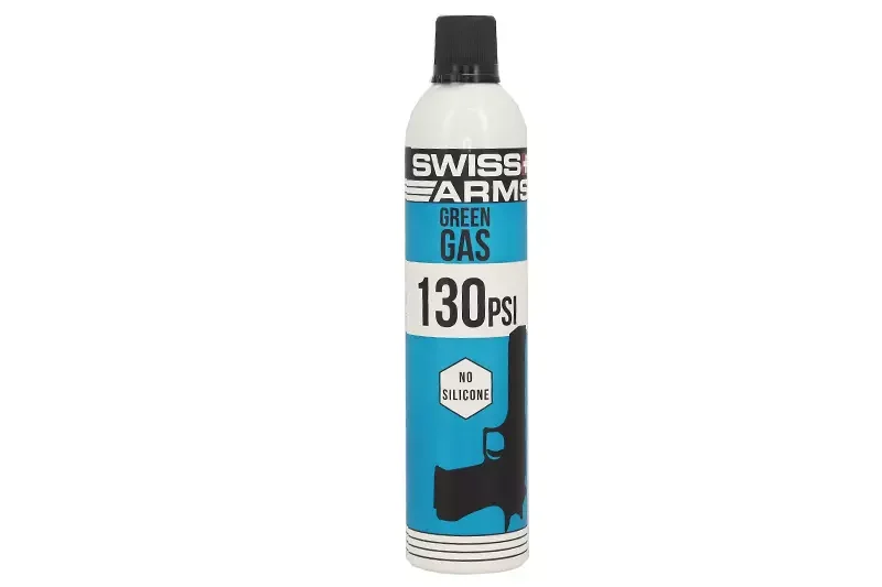 Botella de gas verde seco 130 PSI de Swiss Arms