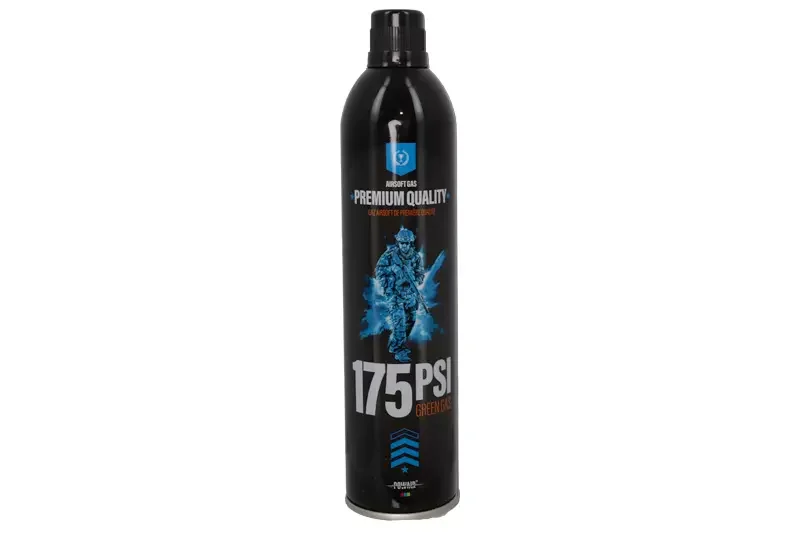 Botella de gas verde 175 PSI 500ML Powair
