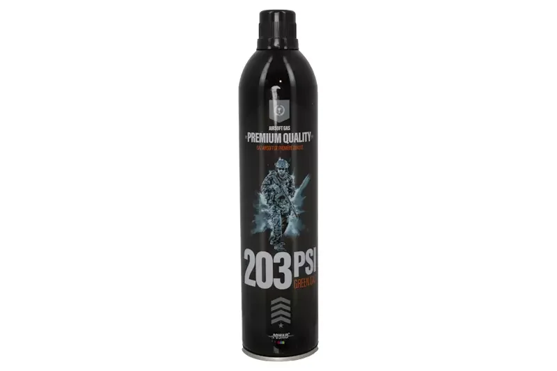 Cilindro de gas verde 203 PSI 500ML Powair