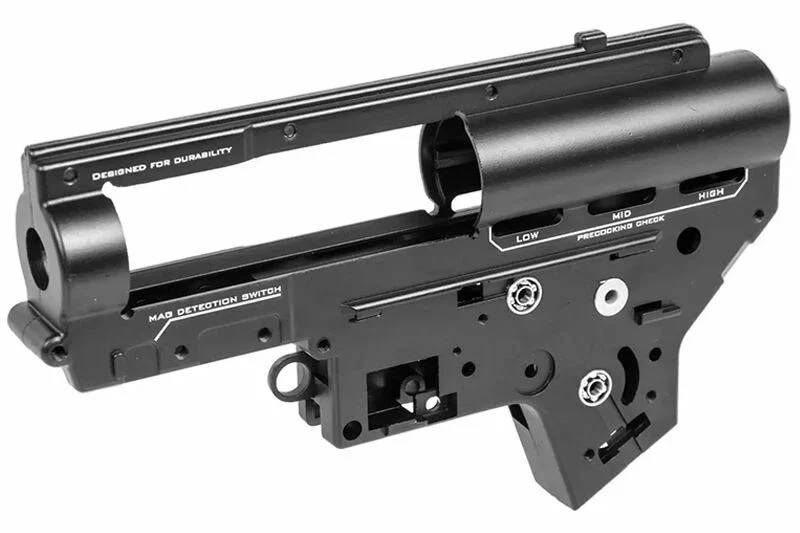 Caja de cambios V2 Esqueleto Aether CNC Casco Specna Brazos