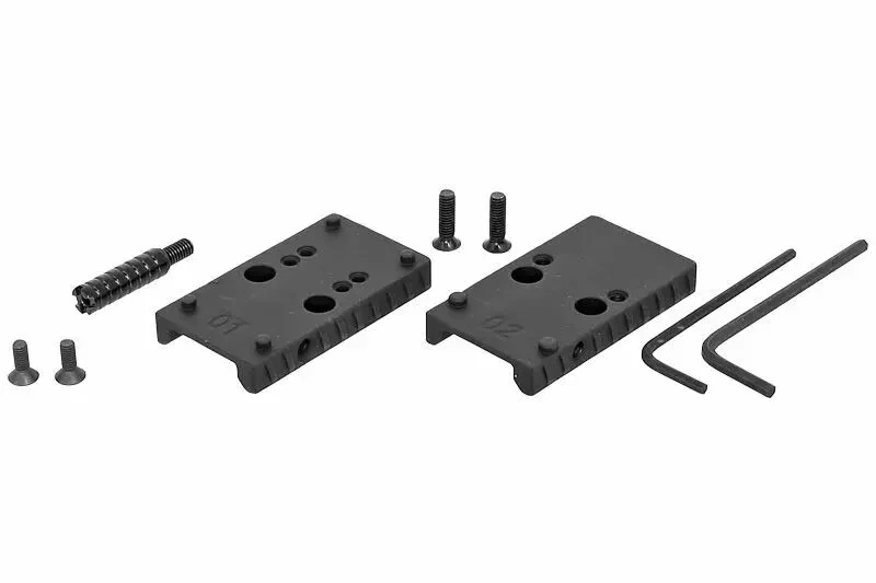 Kit Placa de Montaje RMR Negro para TP9 CANIK