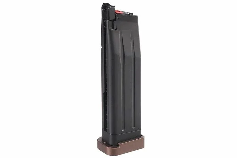 Cargador de gas de 28 bolas para Sand Viper GBB TTI Negro o Plata EMG