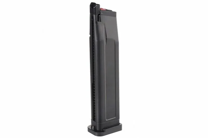Cargador largo de gas de 45 bolas para Combat Master 2011 TTI GBB Negro o Plata EMG