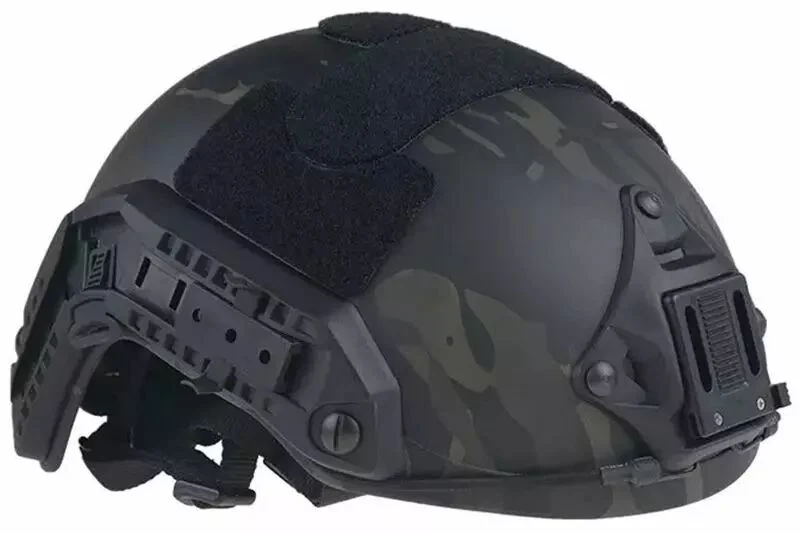 Casco marítimo tipo FMA Multicam Negro
