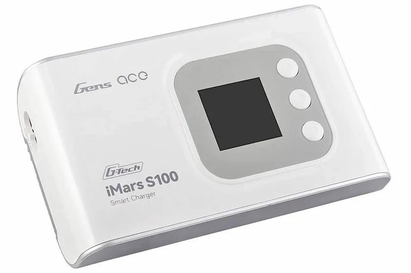 Gens ace iMars S100 G-Tech AC Balance RC Cargador de batería-Blanco