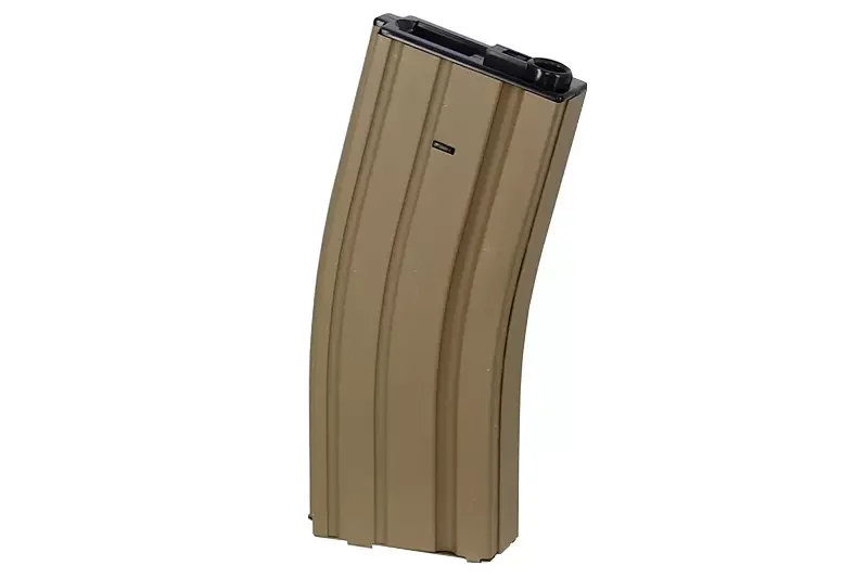 Cargador metálico Hi-cap TAN M4 350 bolas CYMA