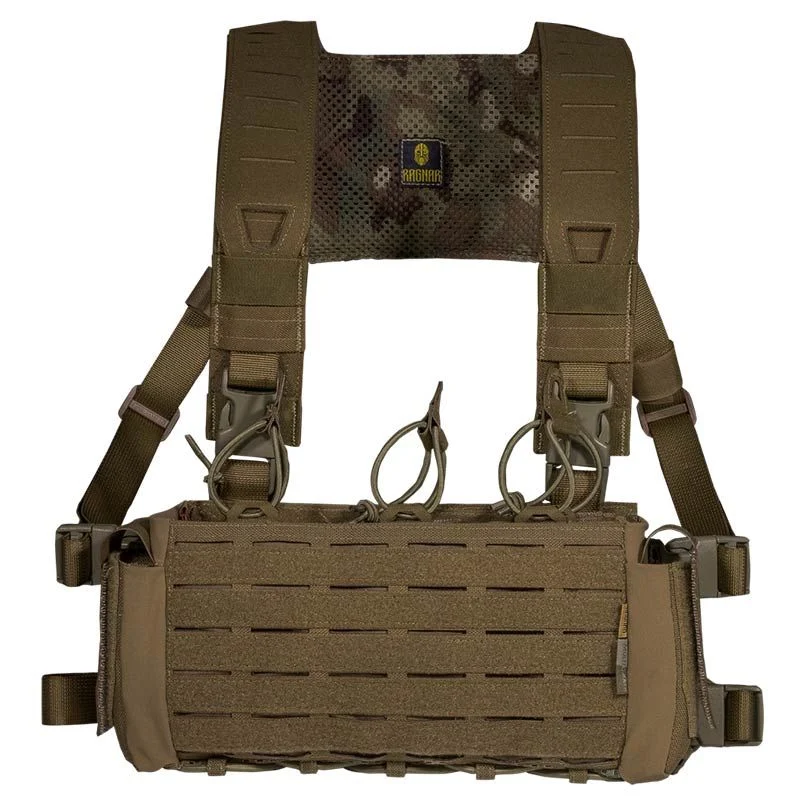 Pack Chaleco Chest Rig Ragnar Valhalla System Floki Tier 1 coyote/Multicam