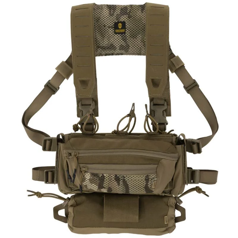 Pack Chaleco Chest Rig Ragnar Valhalla System Floki Tier 2 coyote/Multicam