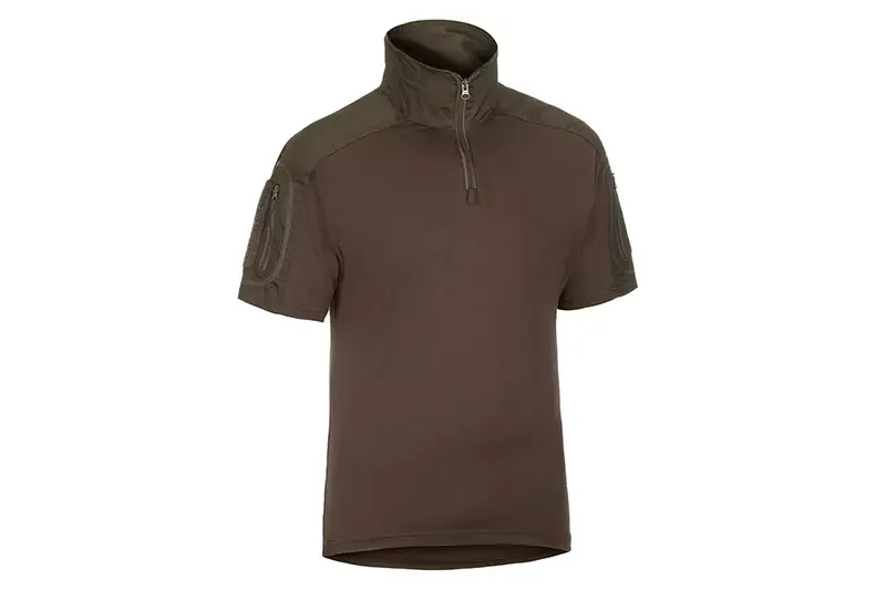 Camisa Combat Manga Ranger Verde INVADER GEAR