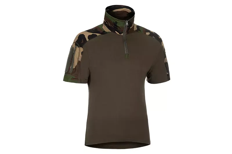 Camisa Combate Manga Woodland INVADER GEAR