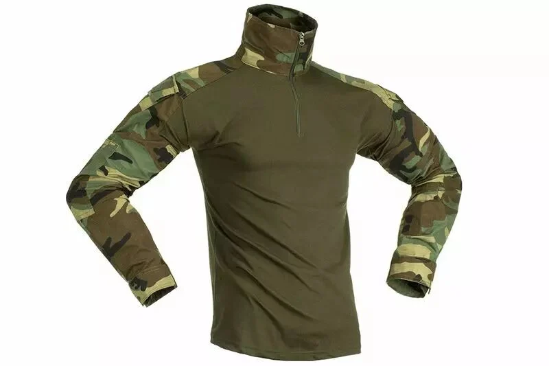 Camisa de combate Woodland INVADER GEAR