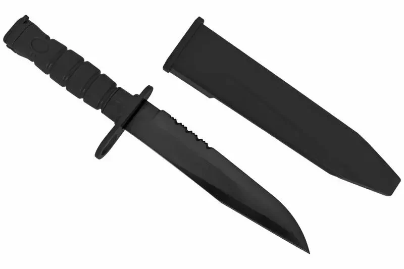 Cuchillo de entrenamiento S&T M10 Dummy Negro