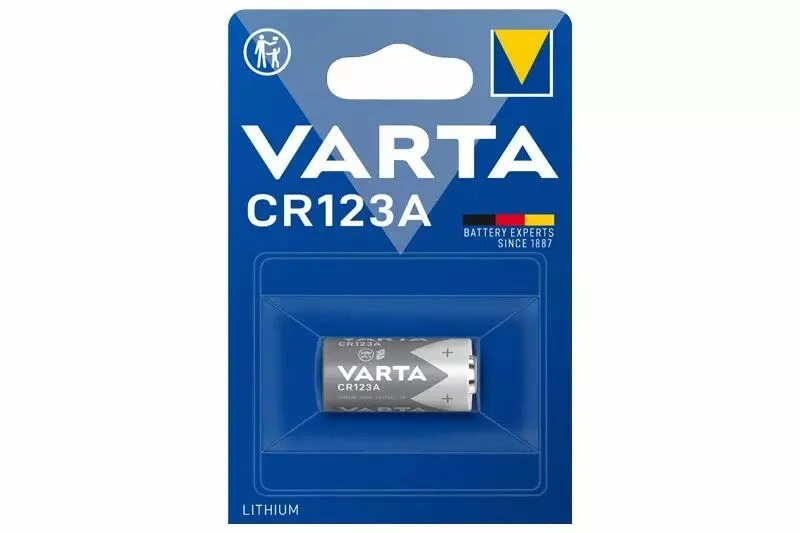 Pila CR123A 3V Litio VARTA
