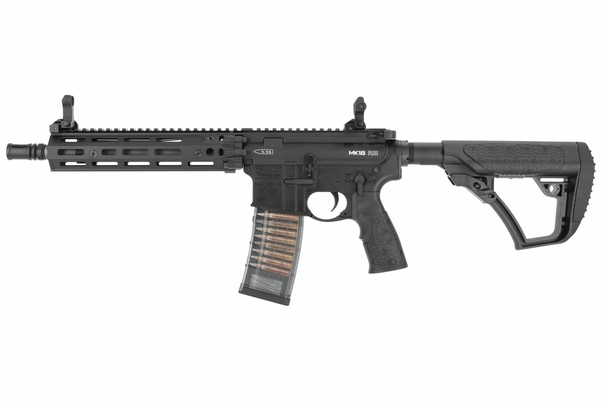 Réplica MK18 RIII CGS Daniel Defense 9.5" Negro CYMA GBBR