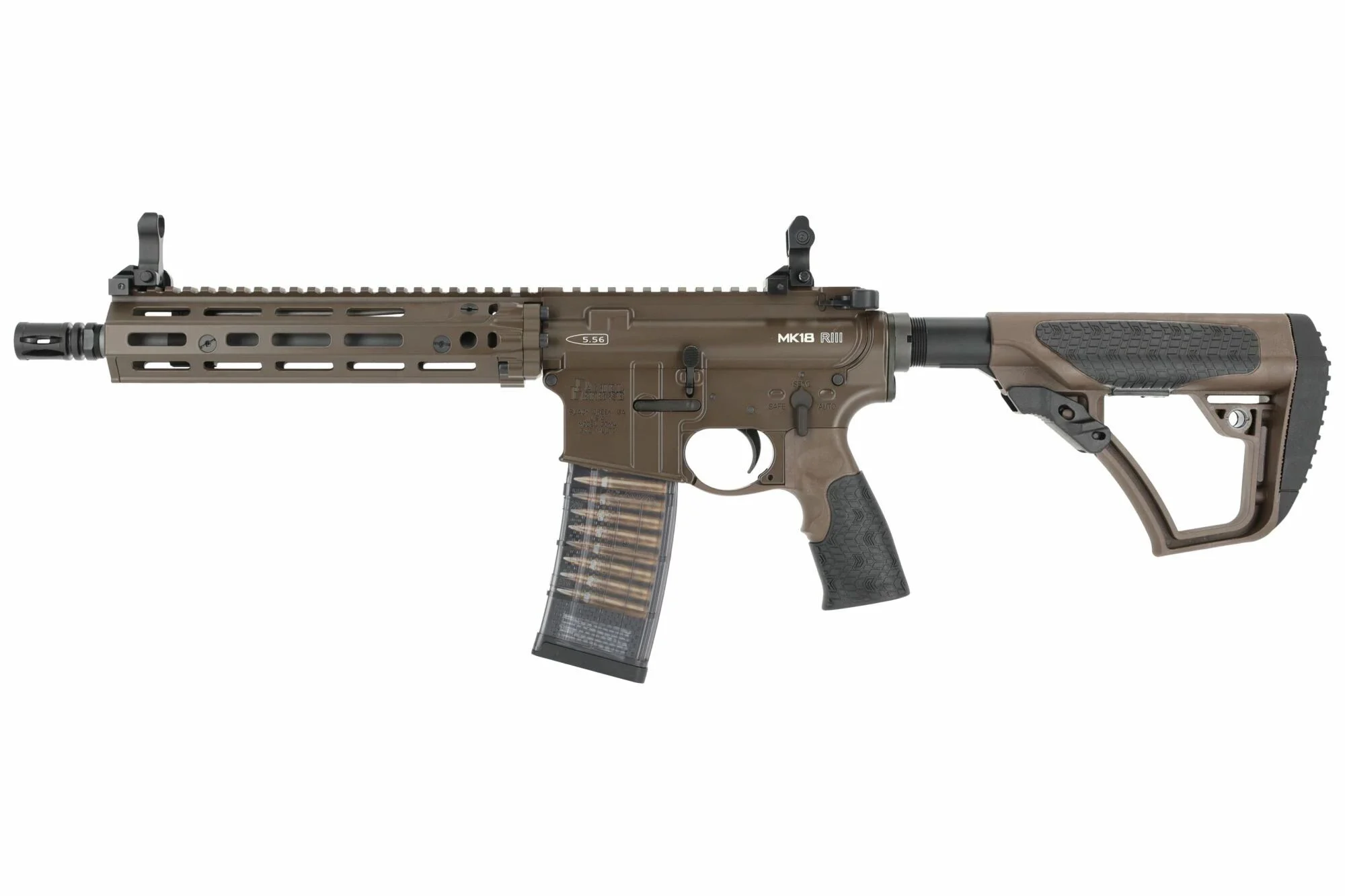 Réplica MK18 RIII CGS Daniel Defense 9.5" Bronce CYMA GBBR