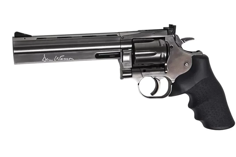DAN WESSON 715 6" Revolver Acero Gris ASG CO2