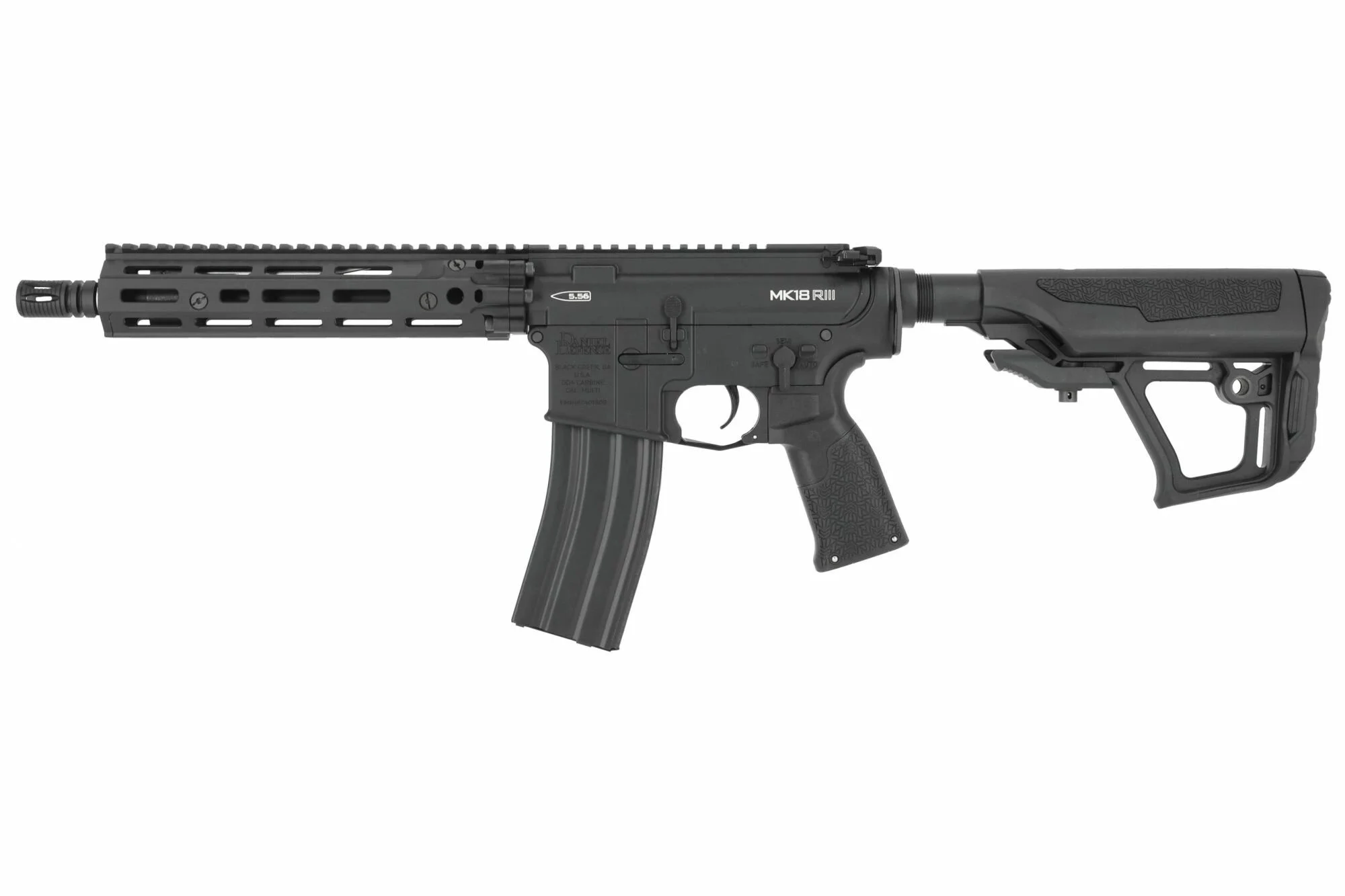 Réplica DD4 MK18 S3 EMG Daniel Defense Negro ICS