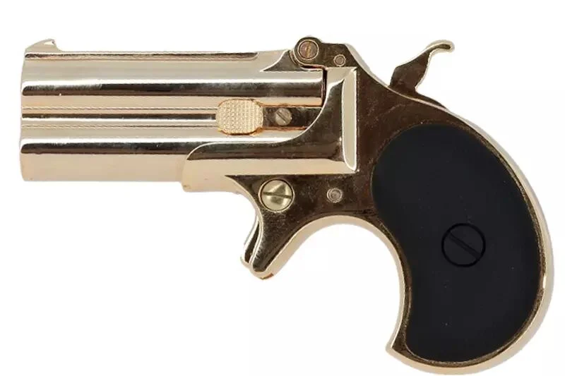 Derringer Doble Cañón Full metal Gold MAXTACT