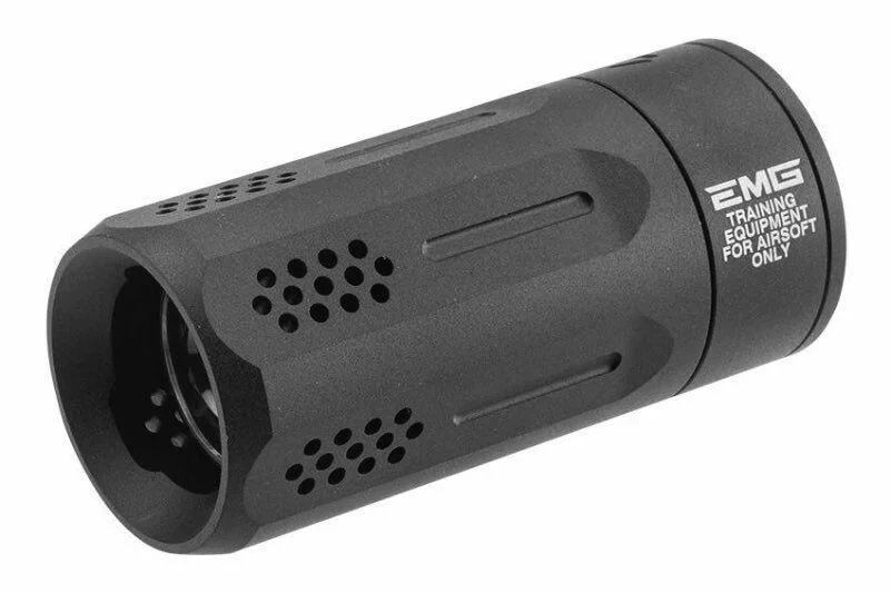 EMG SI Oppressor Universal Blast Shield (14mm CCW, Negro, con licencia de Strike Industries, por KA)