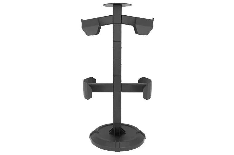 Expositor de equipamiento negro WOSPORT