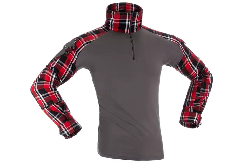 Camisa de franela Combat Gear Invader Roja