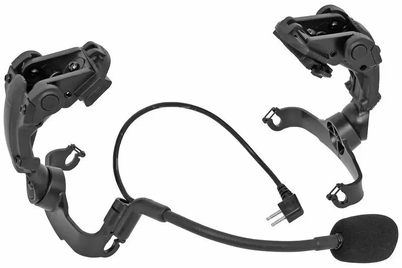 Adaptador para casco ARC COMTAC II & III negro para casco táctico FMA