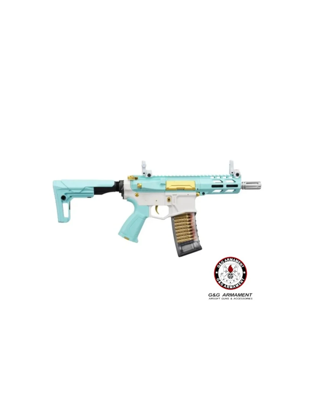 Fusil CM16 Batto CQB Macaron Blue - G&G