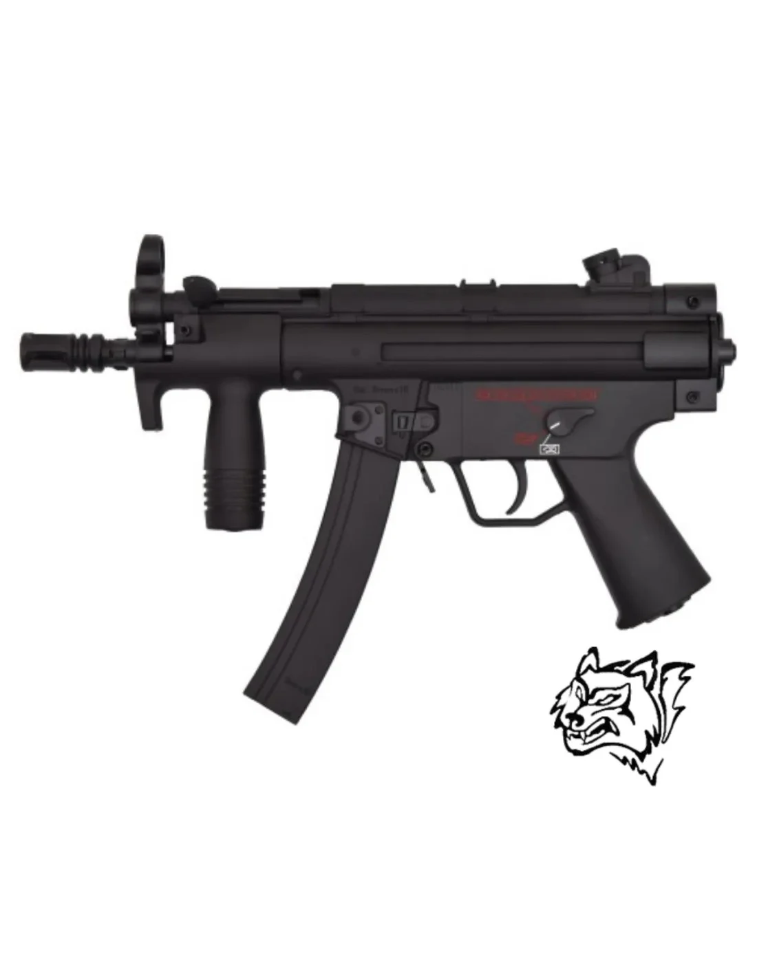 Subfusil eléctrico SW-054 negro ultracompacto - Snow Wolf