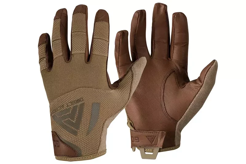 Gants Hard Gloves Coyote Brown Cuir Acción directa