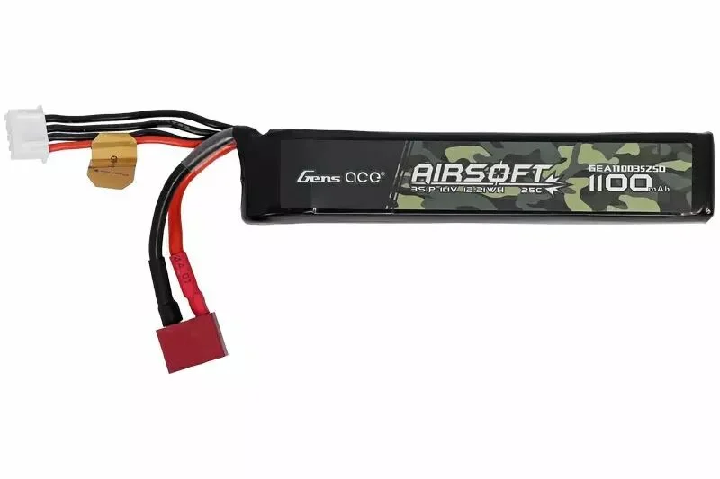 Batería LiPo 11.1v 1100mAh Dean Gens Ace