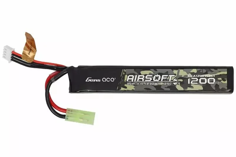 Batería LiPo stick 11.1v 1200mAh Tamiya Gens Ace