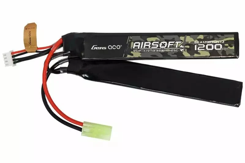 Batería LiPo doble stick 11.1v 1200mAh Tamiya Gens Ace