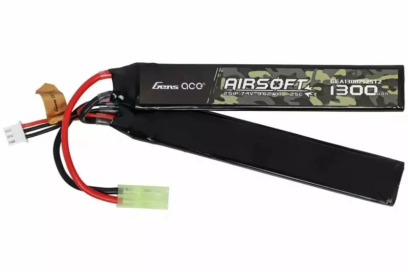 Batería LiPo doble stick Tamiya Gens Ace 7.4v 1300mAh