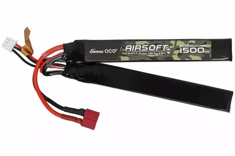 Batería LiPo doble stick 7.4v 1500mAh Dean Gens Ace
