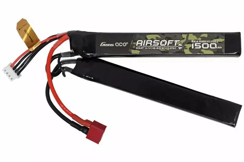 Batería LiPo doble stick 11.1v 1500mAh Dean Gens Ace