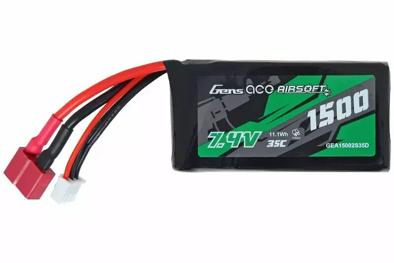 Batería LiPo 7.4v 1500mAh 35C Dean Gens Ace