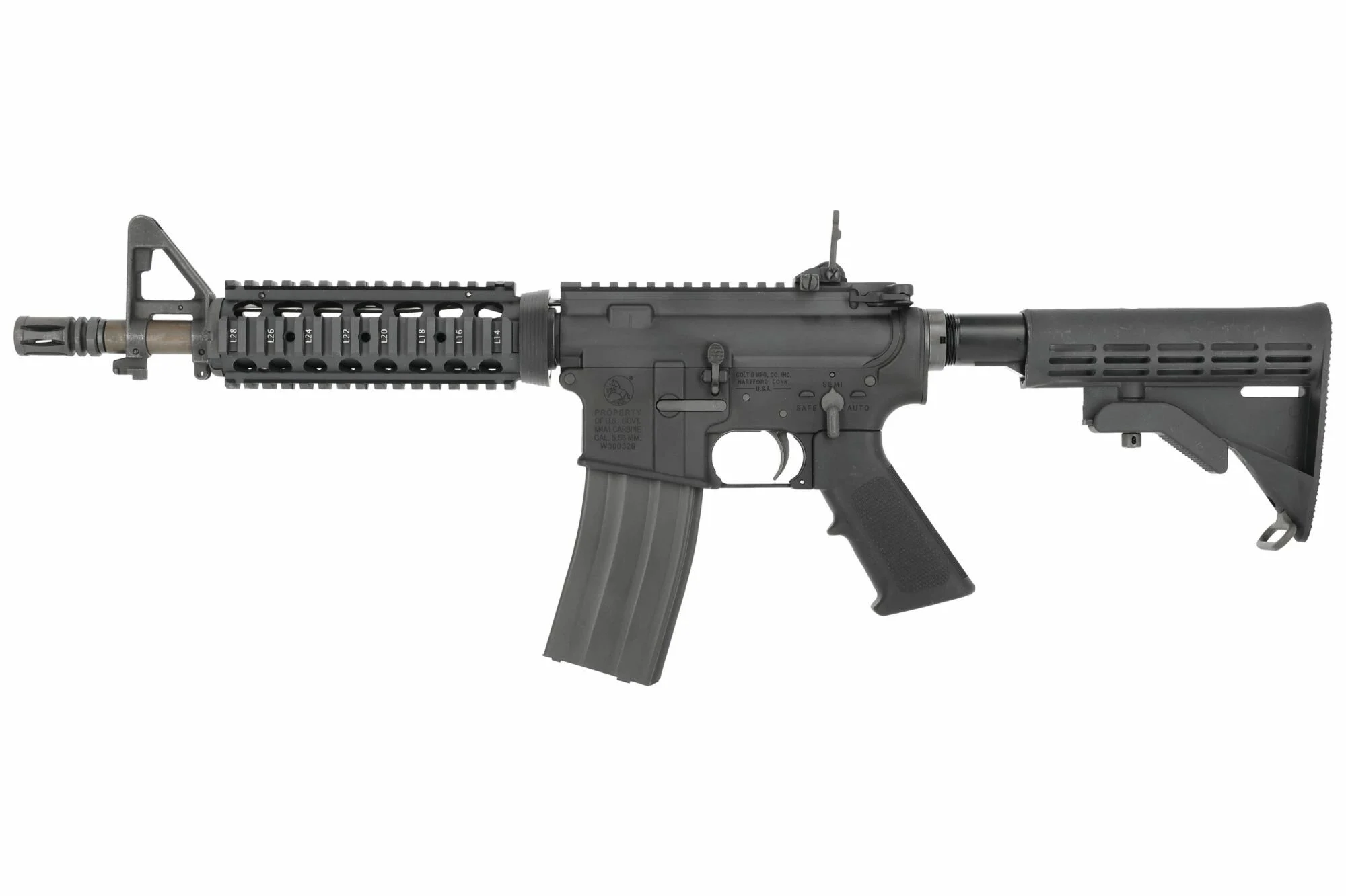 Réplica M4 COLT 10.5" V3 Negro GHK GBBR