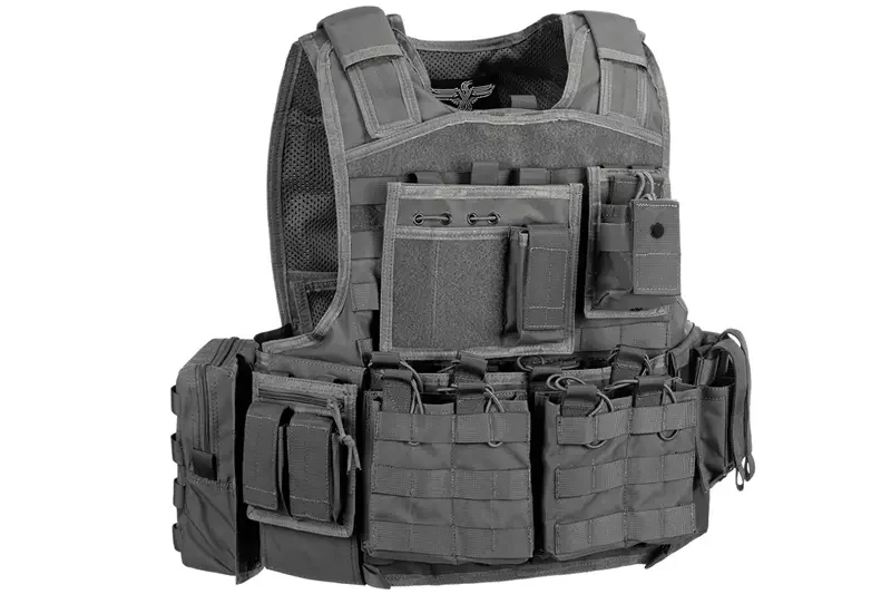 Mod Carrier Combo Chaleco Invader Gear Gris Lobo