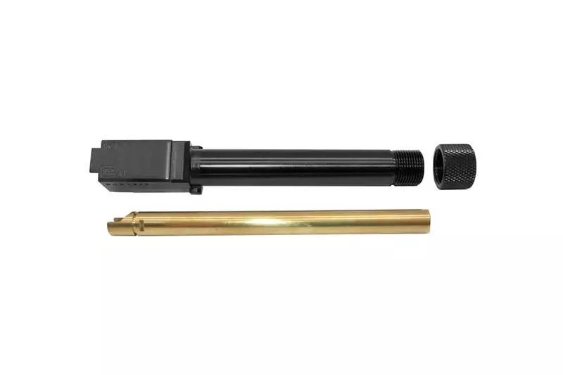Tactical Outer Barrel CNC y cañón 112x6.03mm tipo G17 Gen4 Marui WIITECH