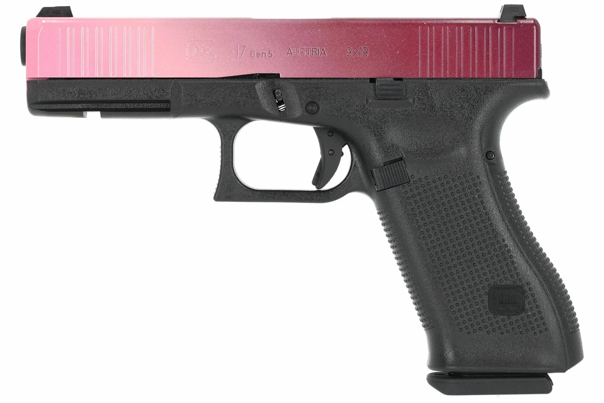 Réplica Glock 17 Gen5 VFC / UMAREX "PINK" gas Cerakote gradiente