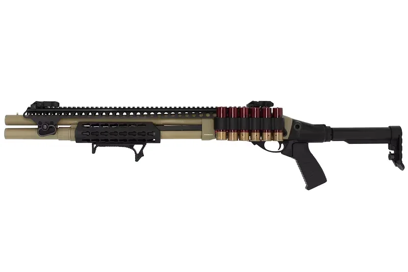 Escopeta M870 (M8875) Keymod Tan Golden Eagle Gaz