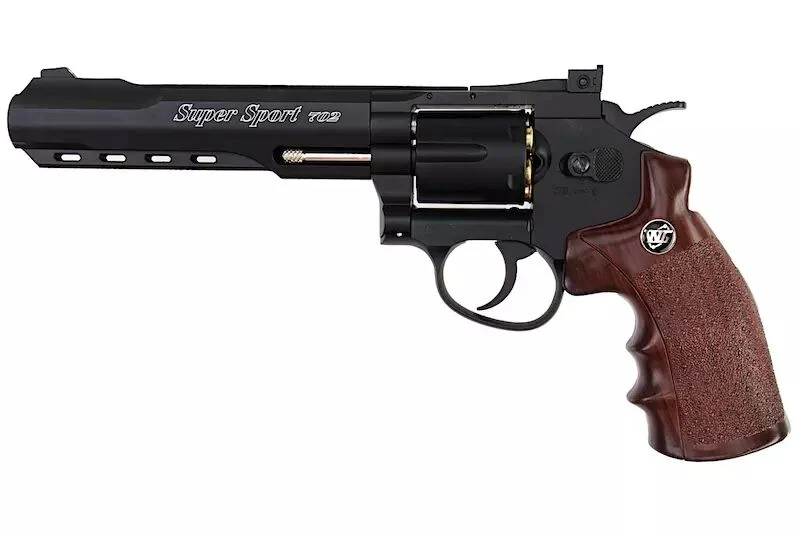Revolver 702 6inch Black Gun Heaven CO2