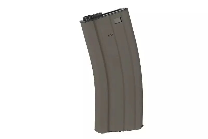 Hi-cap 300 ball Cargador metálico gris para M4 Specna Arms
