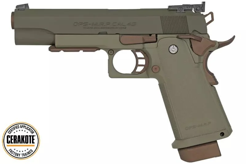 Hi-Capa 5.1 OD / Verde Bosque Tokyo Marui Gaz Cerakote