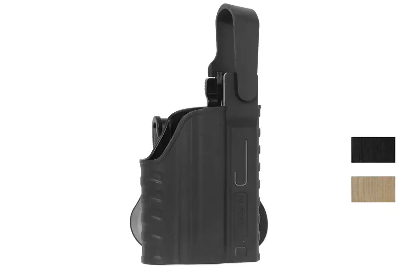 Funda rígida tipo Glock + lámpara Nuprol