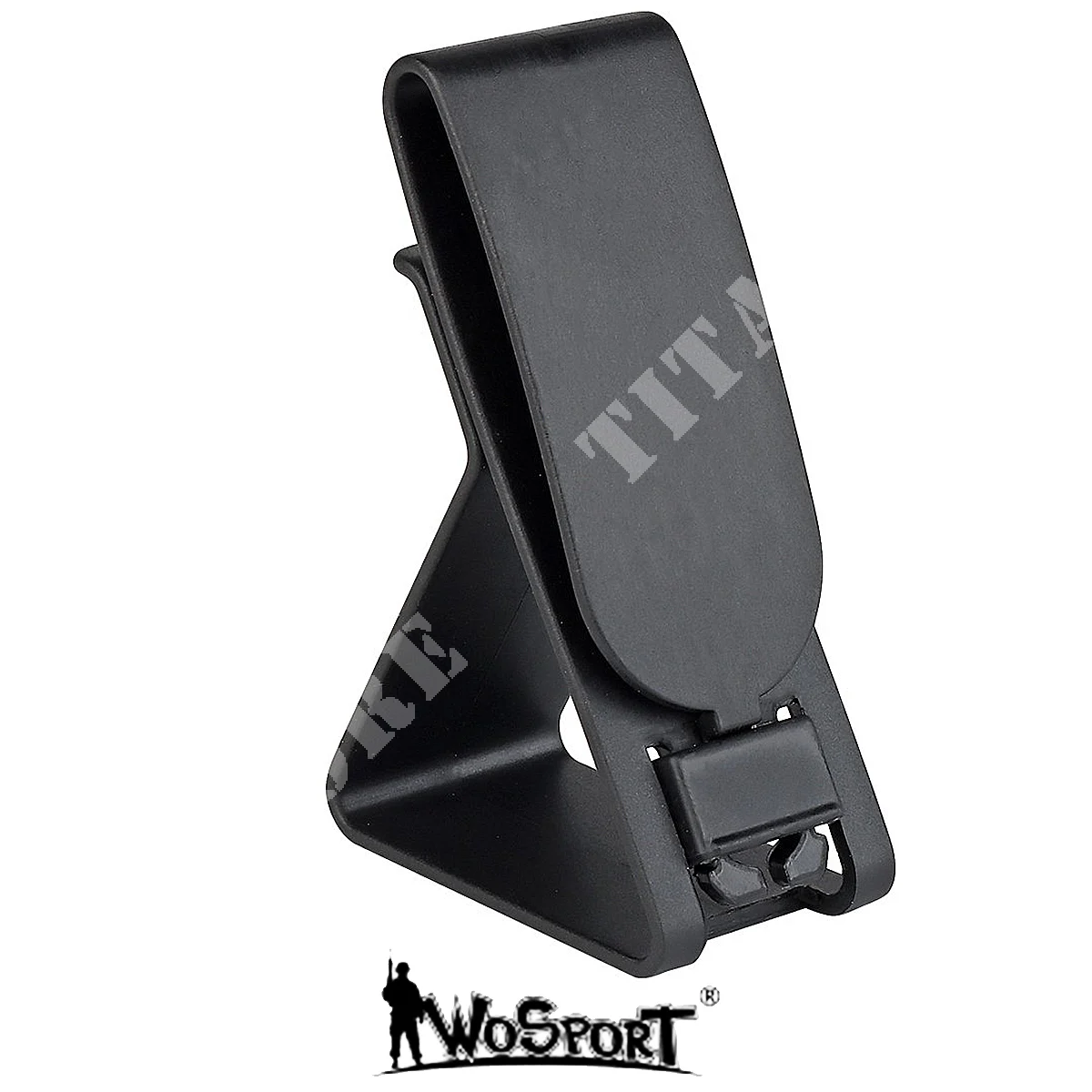 SOPORTE AURICULARES PARA CINTURÓN NEGRO WO SPORT (WO-ACC01B)
