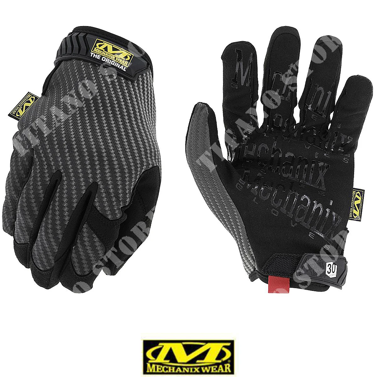 GUANTE NEGRO CARBONO ORIGINAL MECHANIX (MGCB-58)