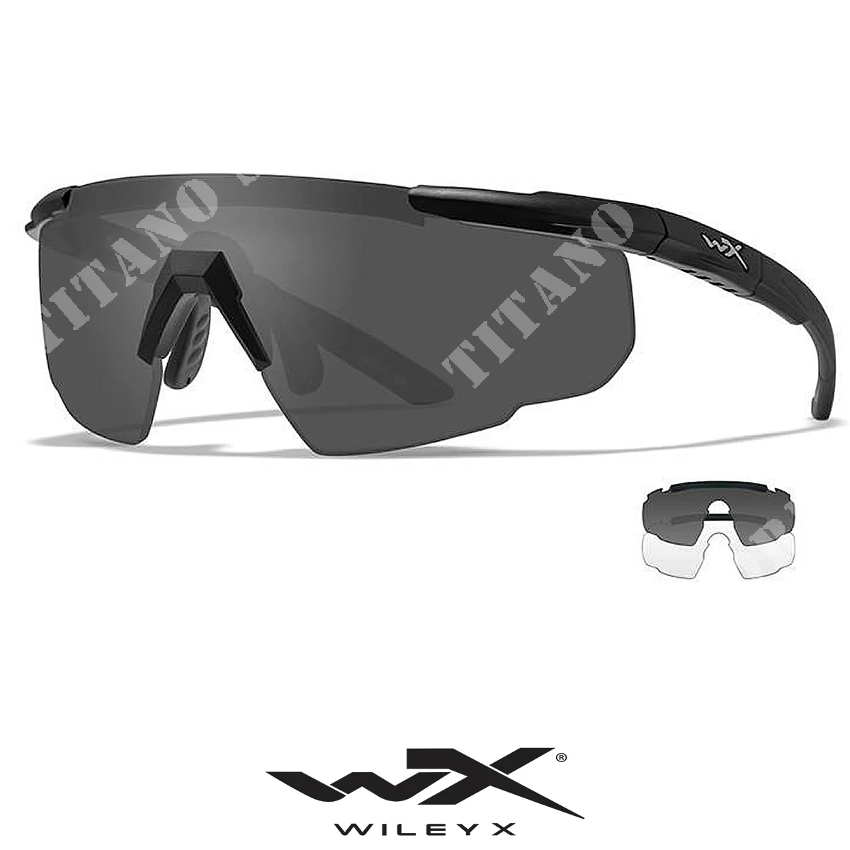 2 LENTES SABRE 317 HUMO AVANZADO / CLARO WILEY X (WY-SABER317)