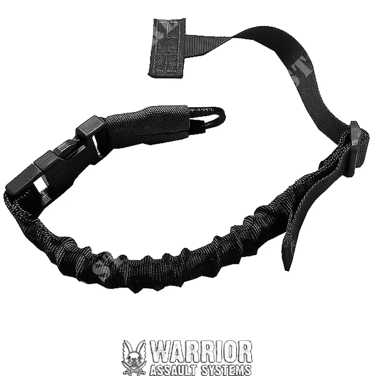 LANZAMIENTO RÁPIDO DE ESLINGA DE RIFLE NEGRA PARA GUERRERO TÁCTICO (W-EO-QRS-BLK)